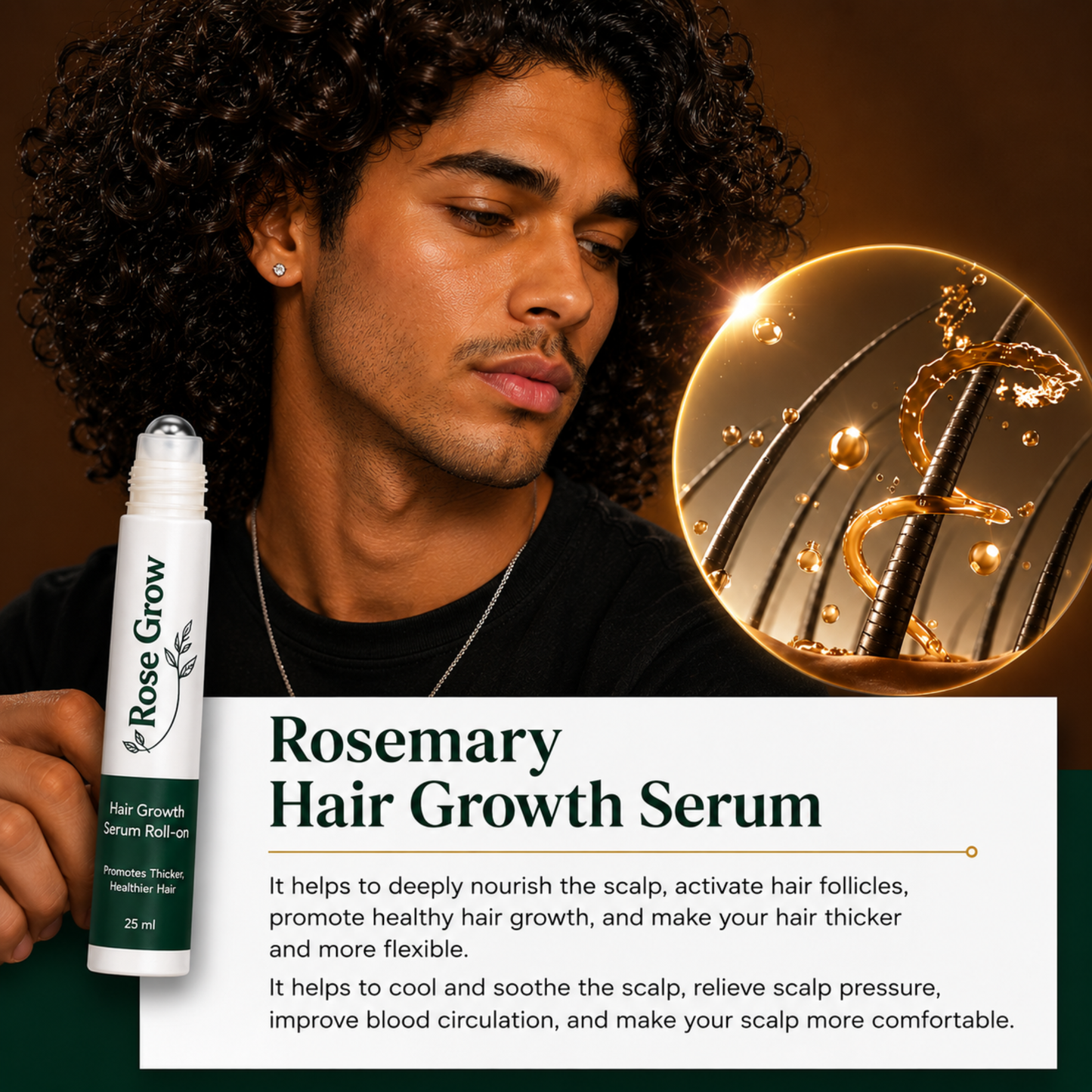 Rosemary Hair Growth Rollerball Serum